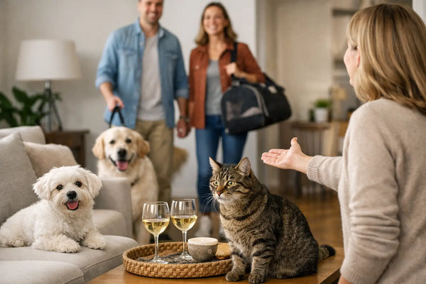 Comment recevoir des invités avec animaux ?