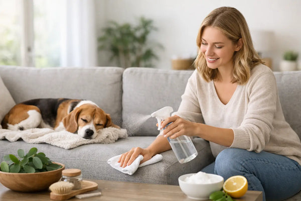Enlever l’odeur d’animal sans produits chimiques