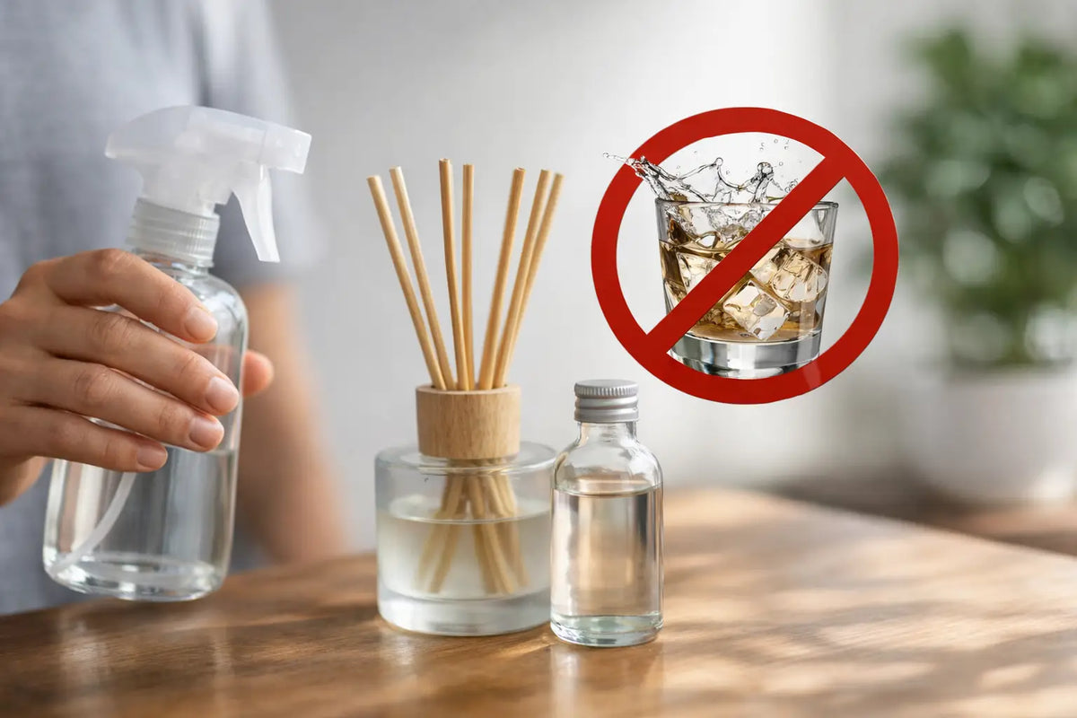 Faut-il éviter l’alcool dans un désodorisant ?