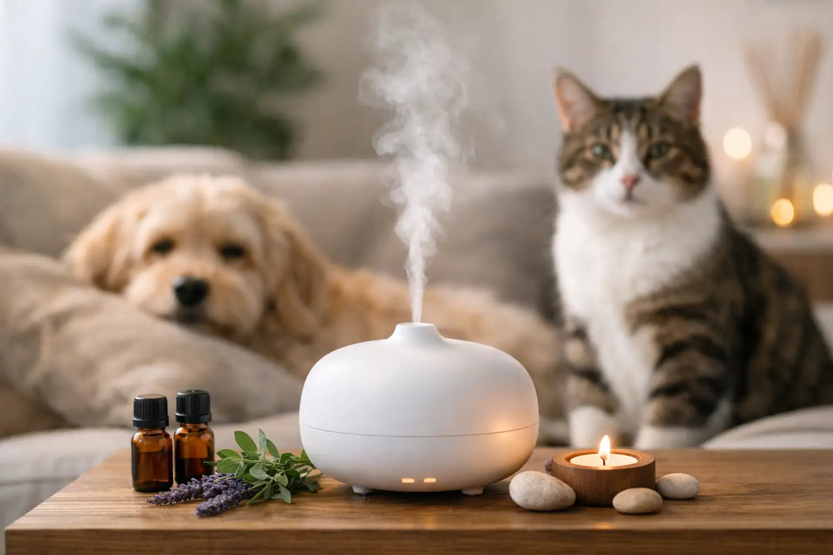 Bien-être olfactif maison animaux au quotidien