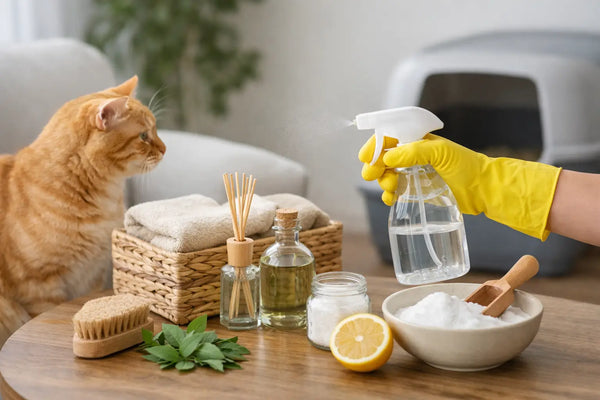 7 gestes pour enlever les odeurs de chat à la maison