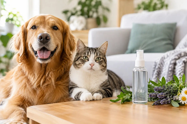 Brume hydrolat pour un foyer avec chiens et chats