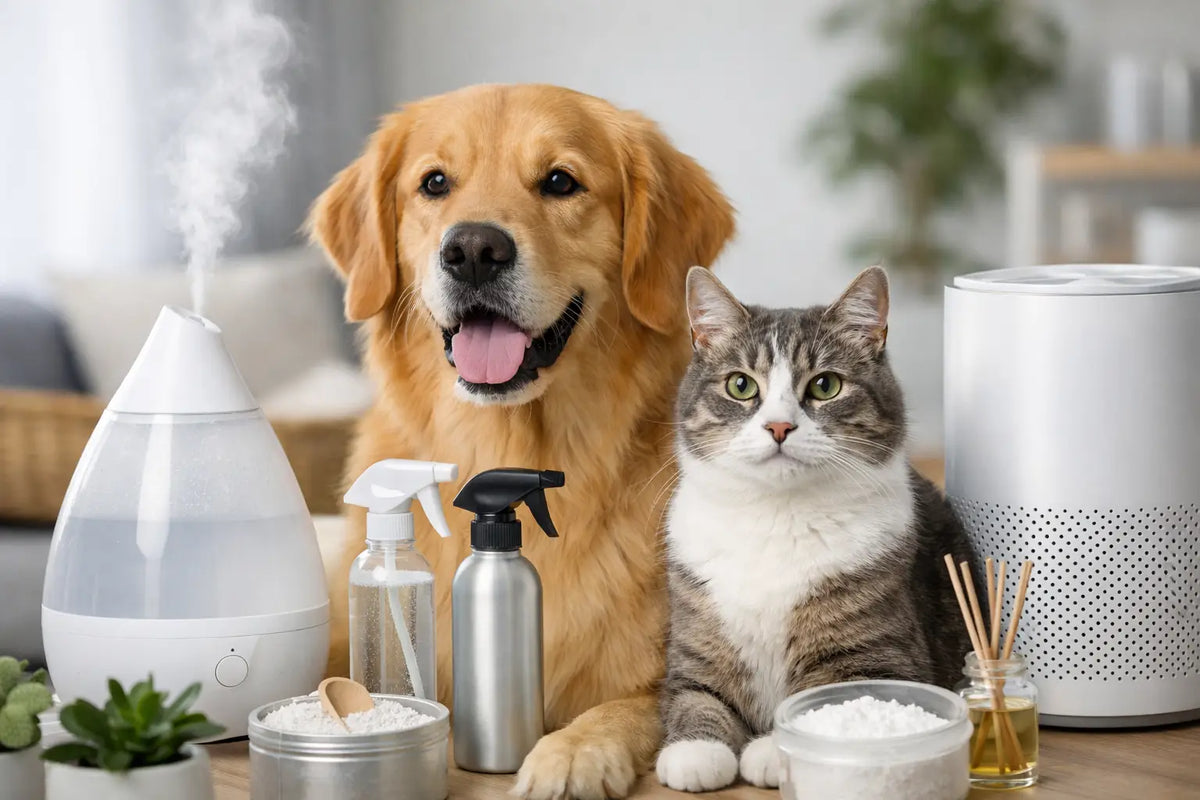 Anti odeur: que choisir avec chien ou chat ?