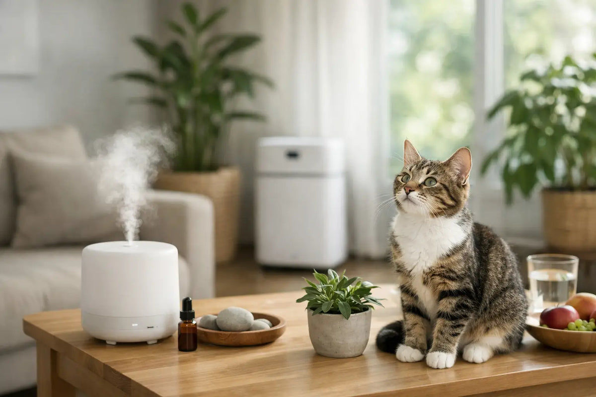 Guide air intérieur sain avec chat en 7 gestes